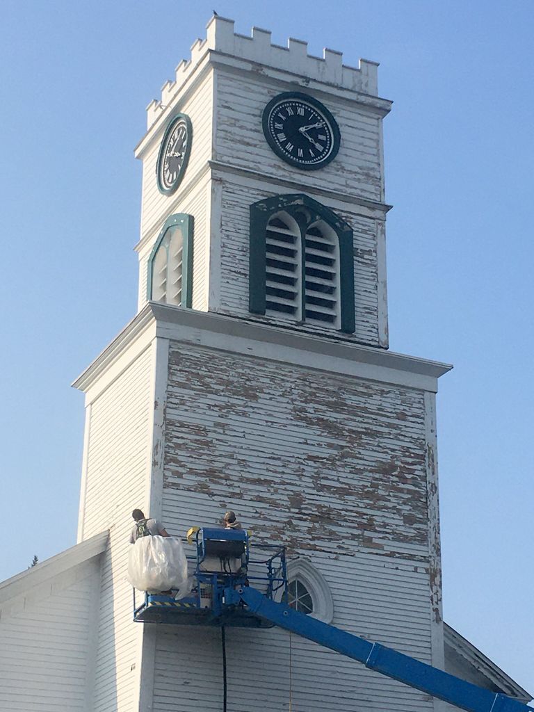Painting Pratt Hall, 2020
